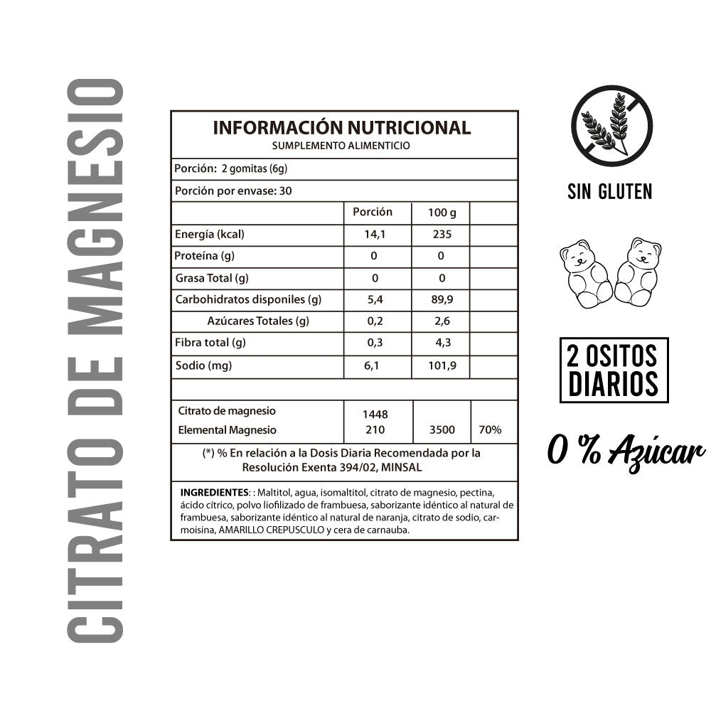 CITRATO DE MAGNESIO