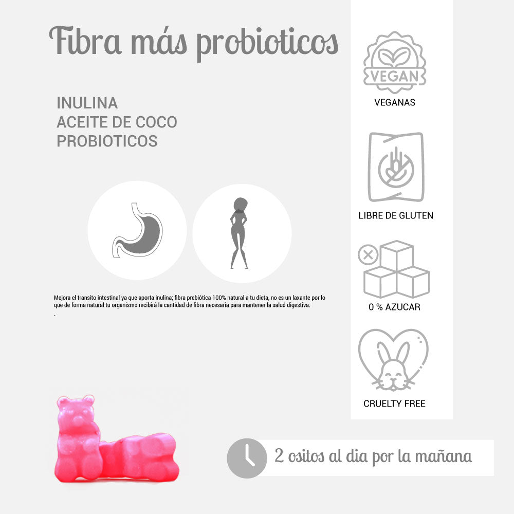 Fibra + Probiotico 2 meses + Aceite de Argan