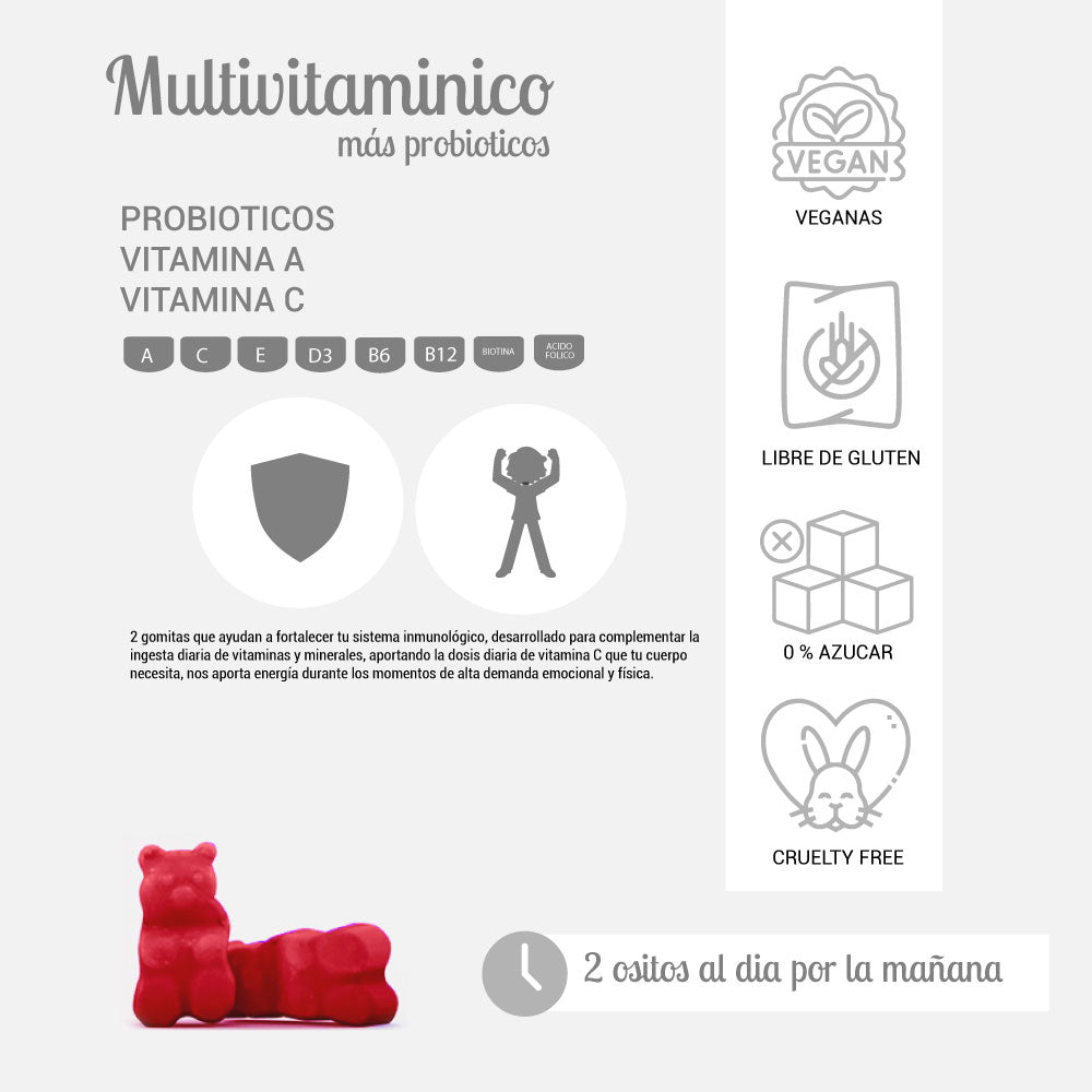 Pack Hair Nail Skin (biotina) + Multivitaminico