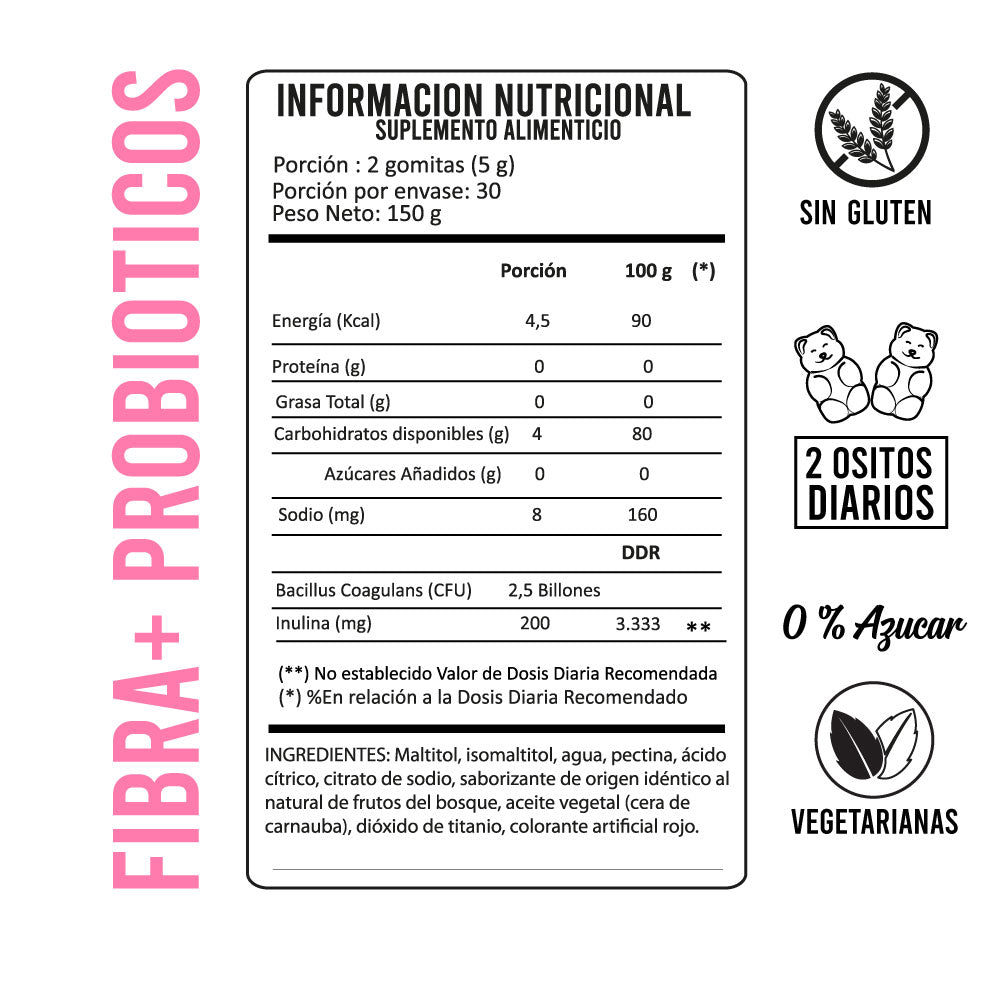 Fibra + Probiotico 1 mes