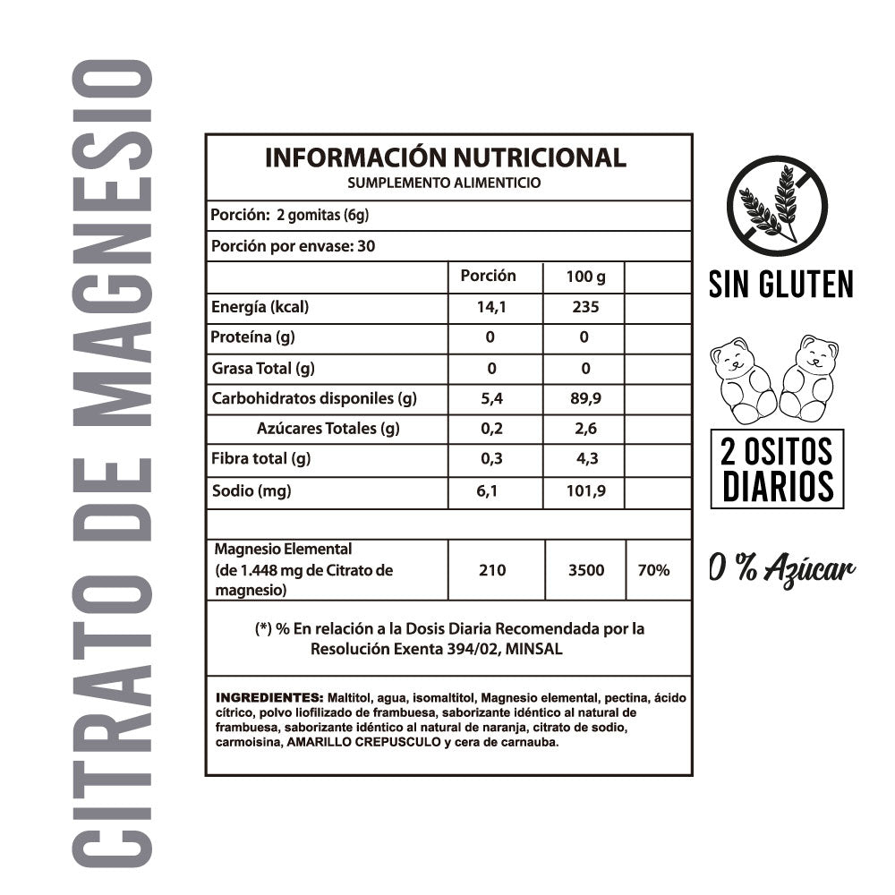 CITRATO DE MAGNESIO