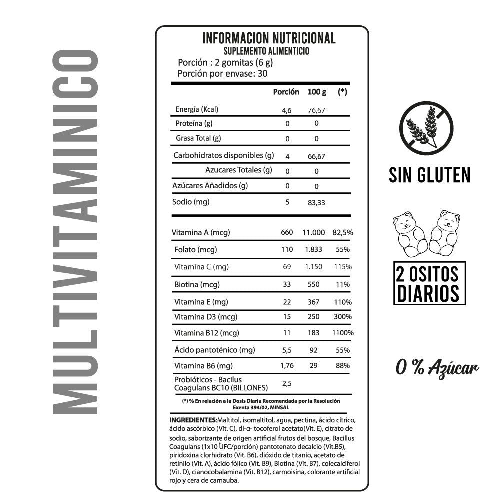 Multivitamico + Probiotico 1 mes
