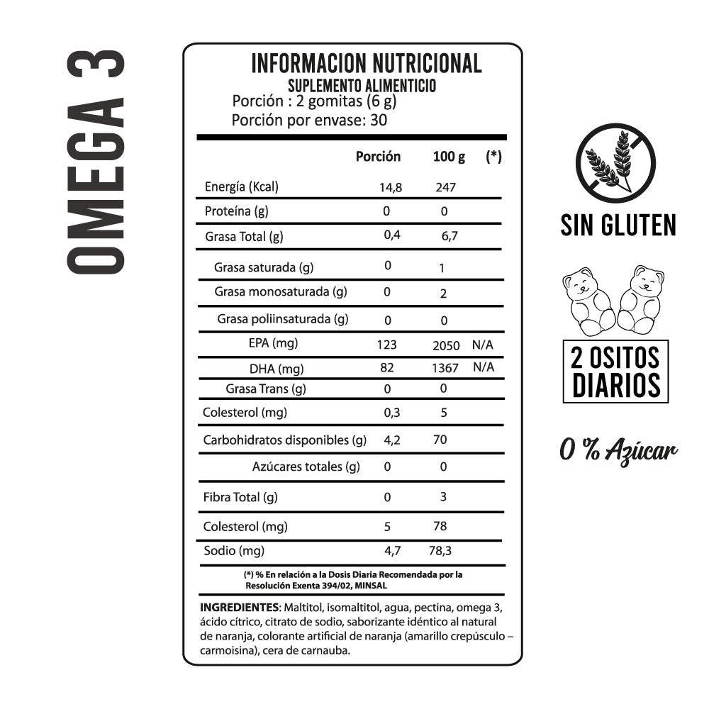 Omega 3, 3 Meses