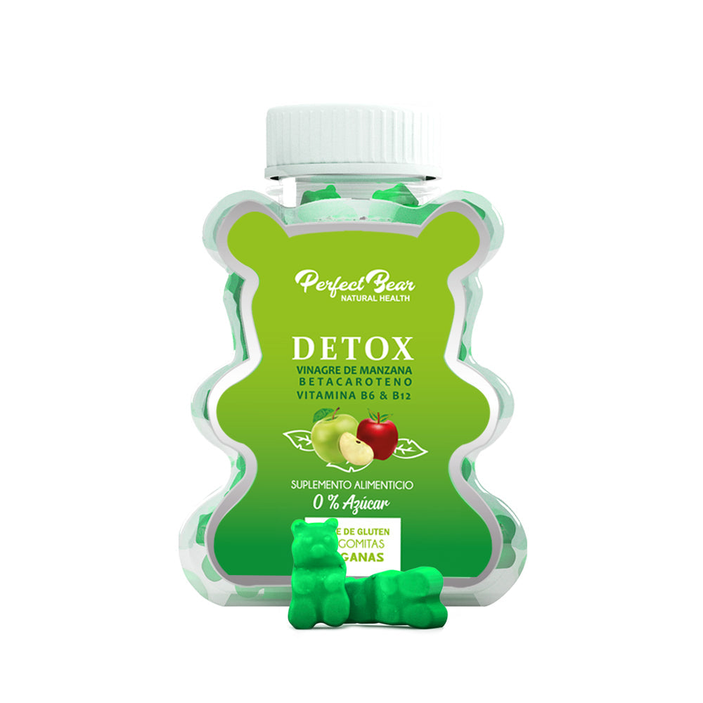 Suplemento alimenticio en gomitas detox