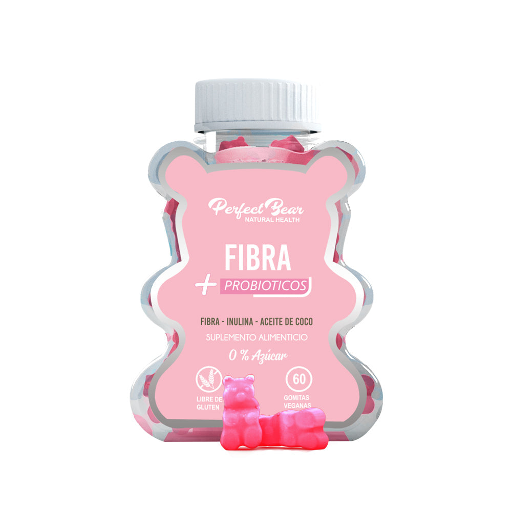 Fibra y probióticos en gomitas Perfect Bear