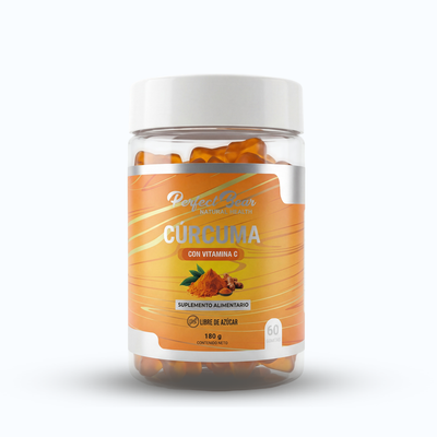 Cúrcuma en Gomitas con Vitamina C | Antiinflamatorio Natural