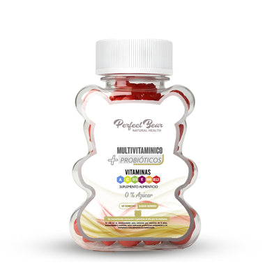 Multivitamínico con Probióticos en Gomitas | Sin Azúcar