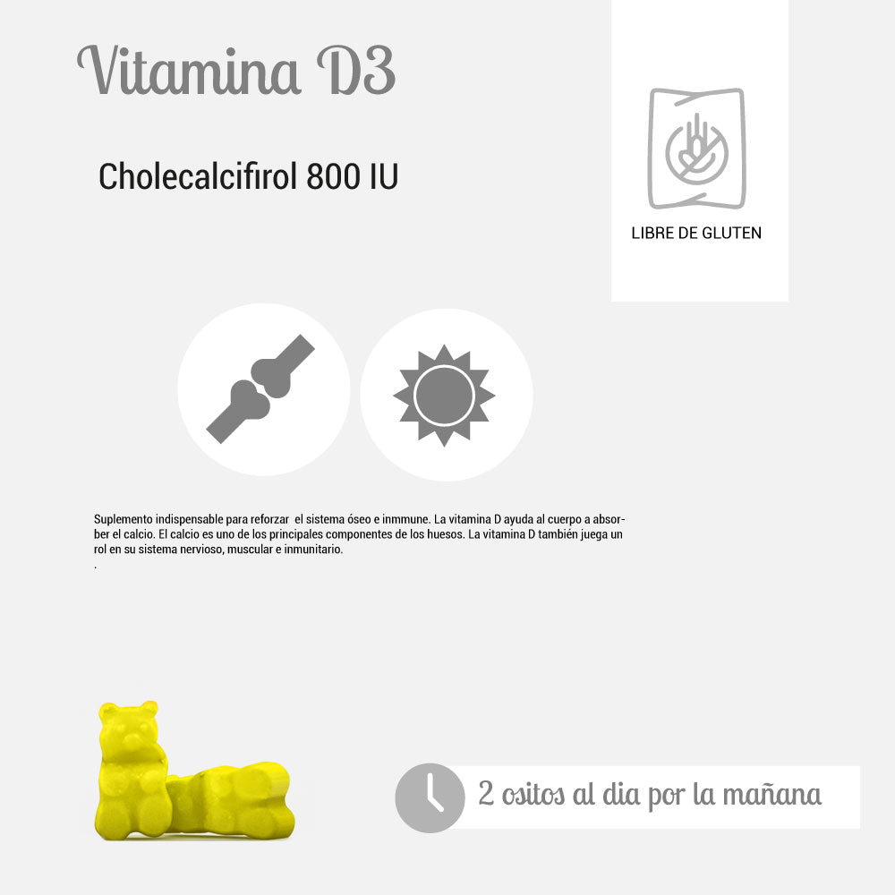 Vitamina D3 (2 Meses)